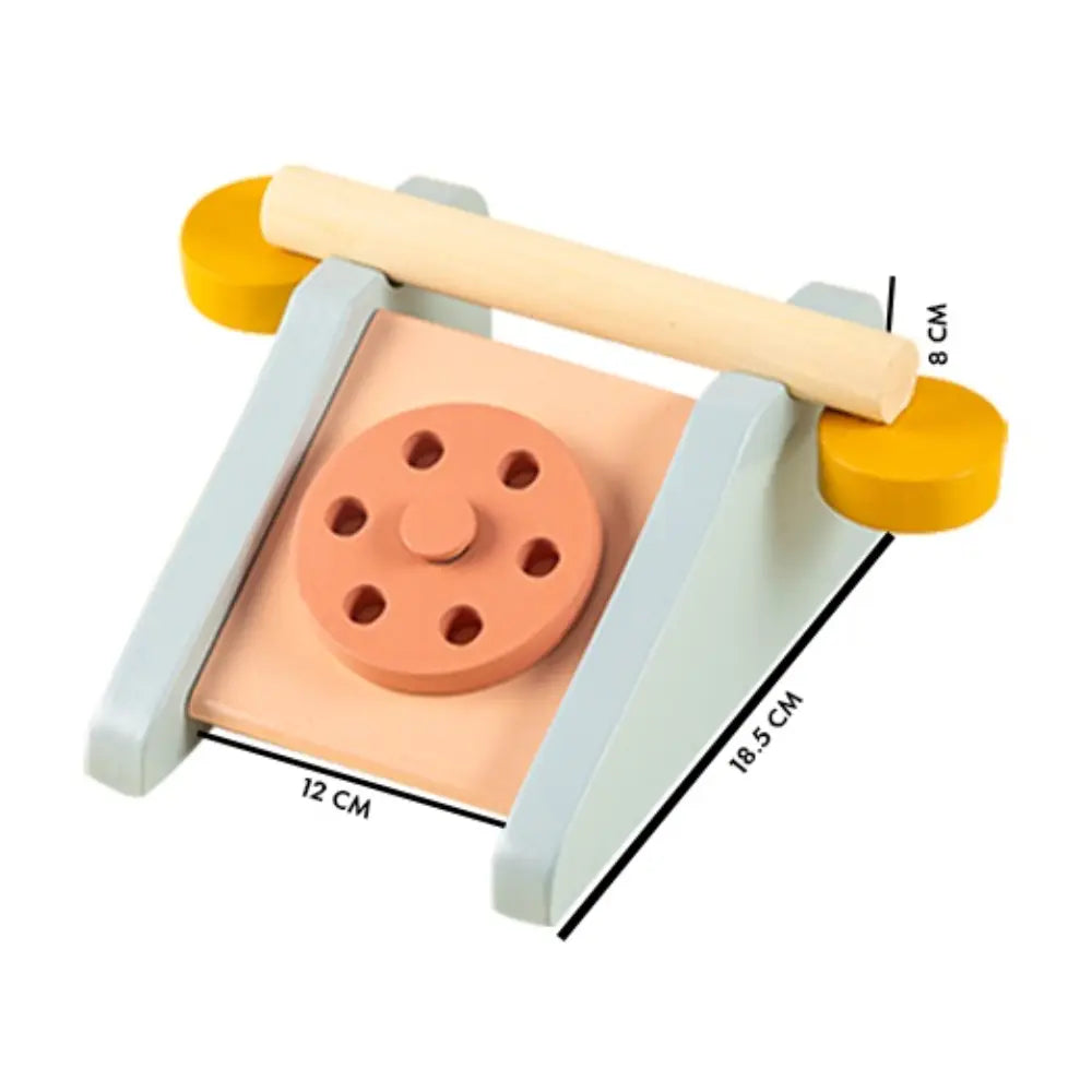 Playbox Clubhouse Telephone Wooden Toy