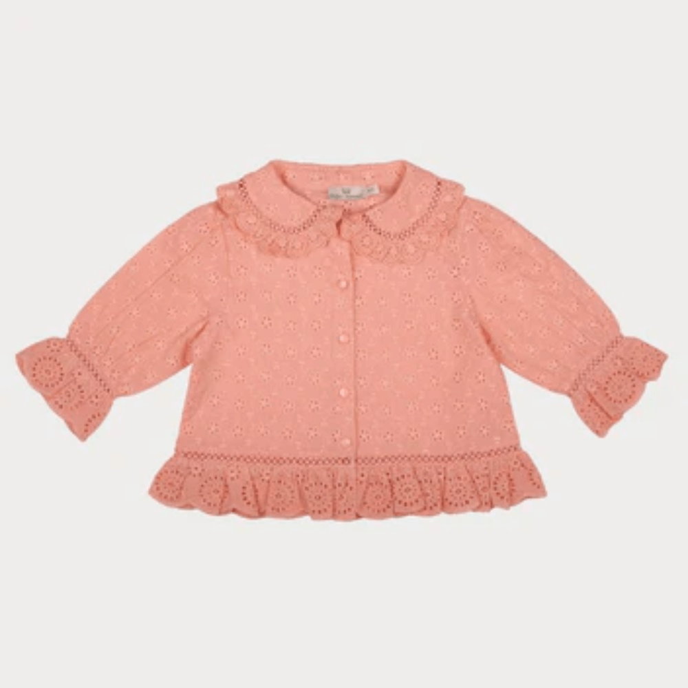 Early Sunday Iris Blouse - Strawberry