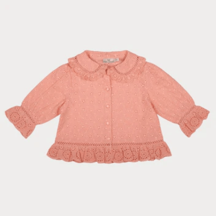 Early Sunday Iris Blouse - Strawberry