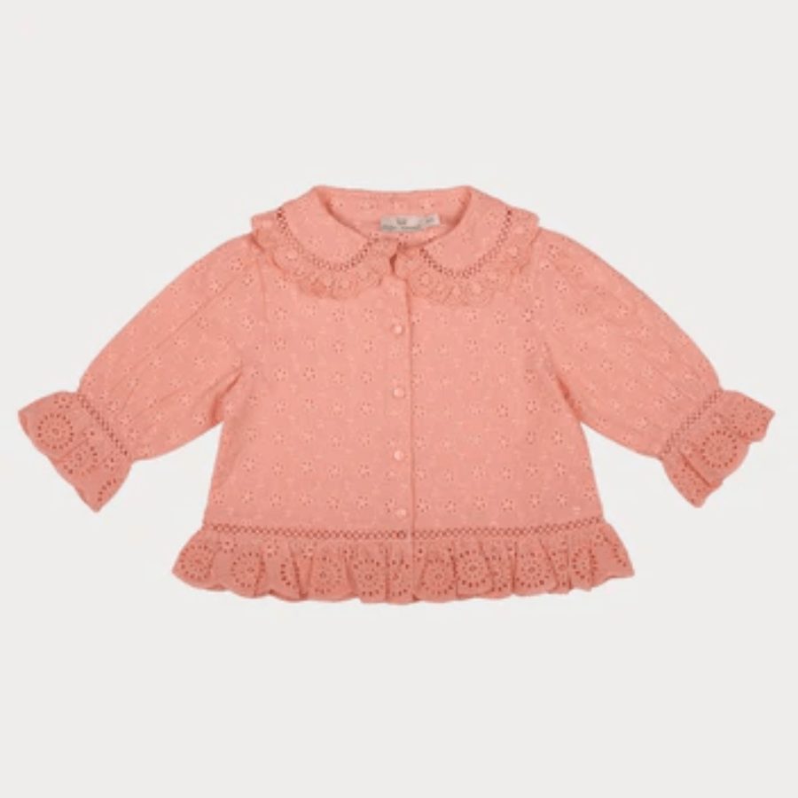 Early Sunday Iris Blouse - Strawberry