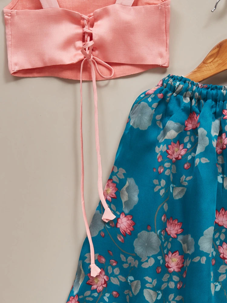 Liz Jacob Girls | Pure Mulberry-Silk Ethnicwear | Kamal