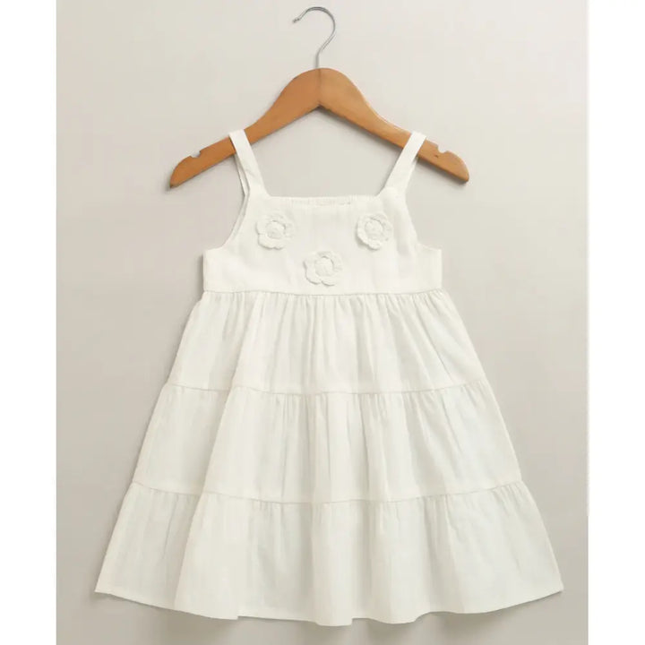 Sweetlime By As Snowdrop Sweetheart Organic Cotton Dress – White
