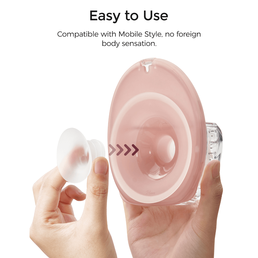 Momcozy Breastfeeding Access Flange Insert For M6 - Transparent