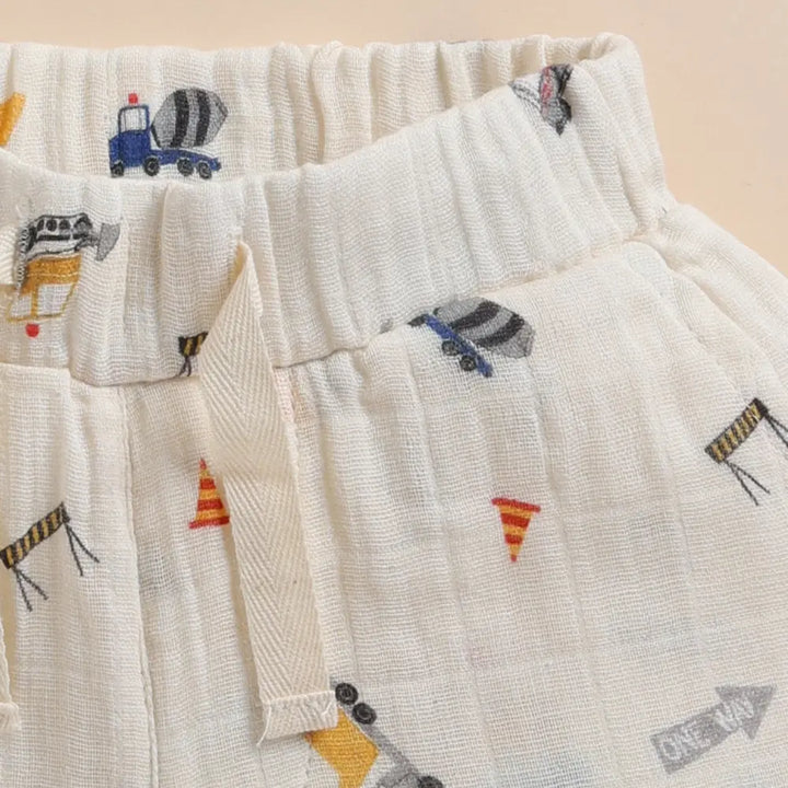 Cot &amp; Candy Baby Organic Muslin Jhabla Set-Construction