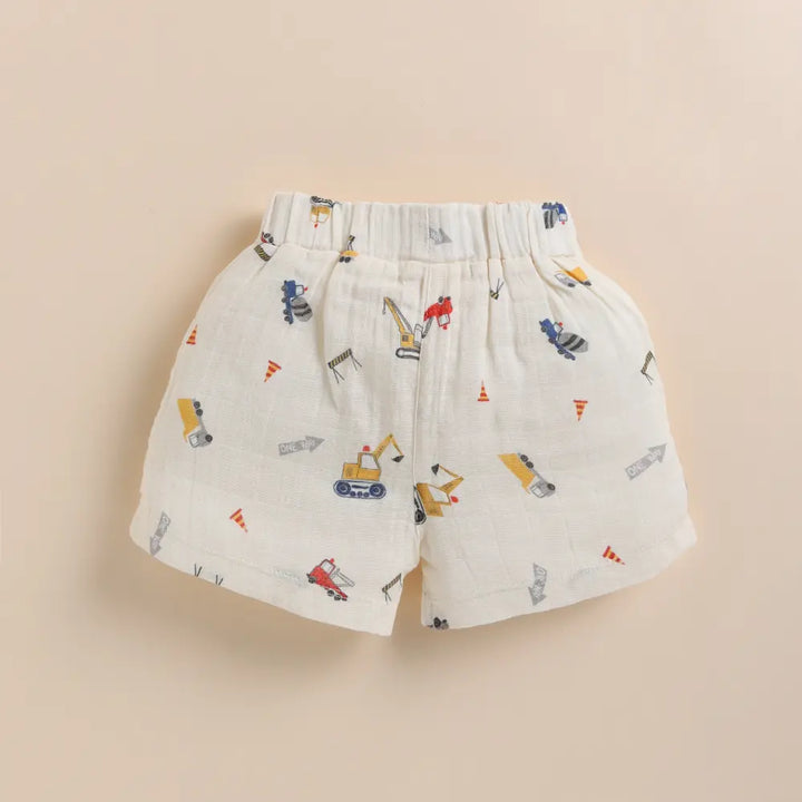 Cot &amp; Candy Baby Organic Muslin Jhabla Set-Construction