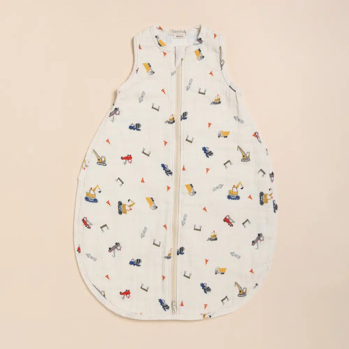 Cot &amp; Candy Baby Organic Baby Muslin Sleeping Bag-Construction