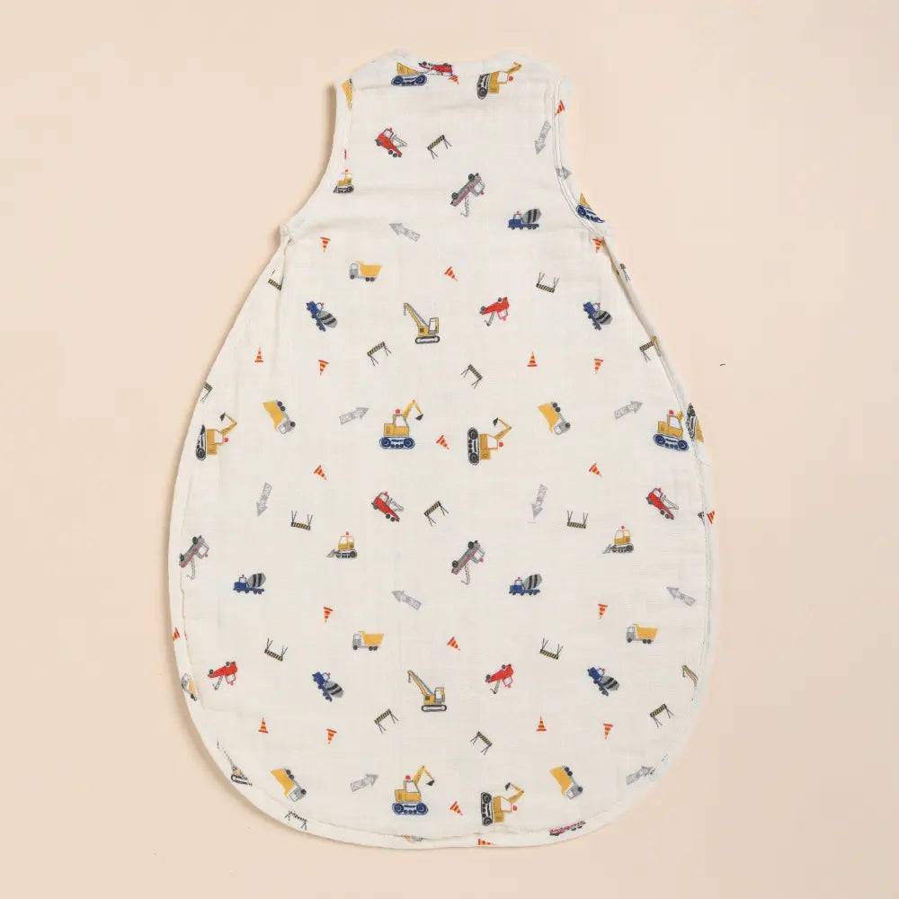 Cot &amp; Candy Baby Organic Baby Muslin Sleeping Bag-Construction