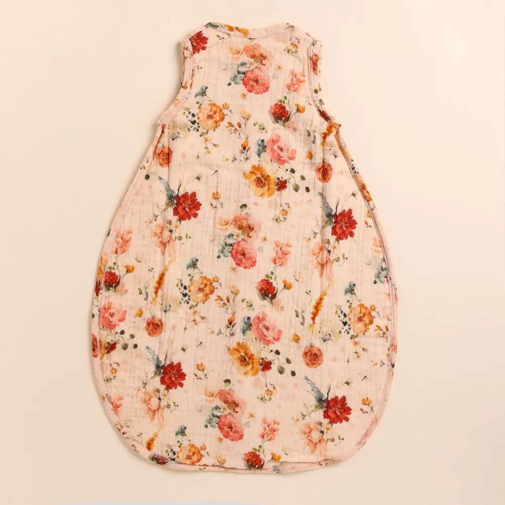 Cot &amp; Candy Baby Organic Baby Muslin Sleeping Bag-Floras