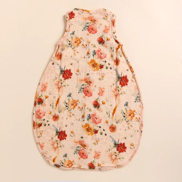 Cot &amp; Candy Baby Organic Baby Muslin Sleeping Bag-Floras