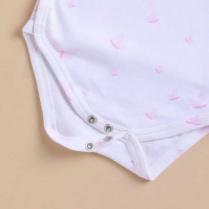 Cot &amp; Candy Organic Kimono Bodysuit - Butterfly Print