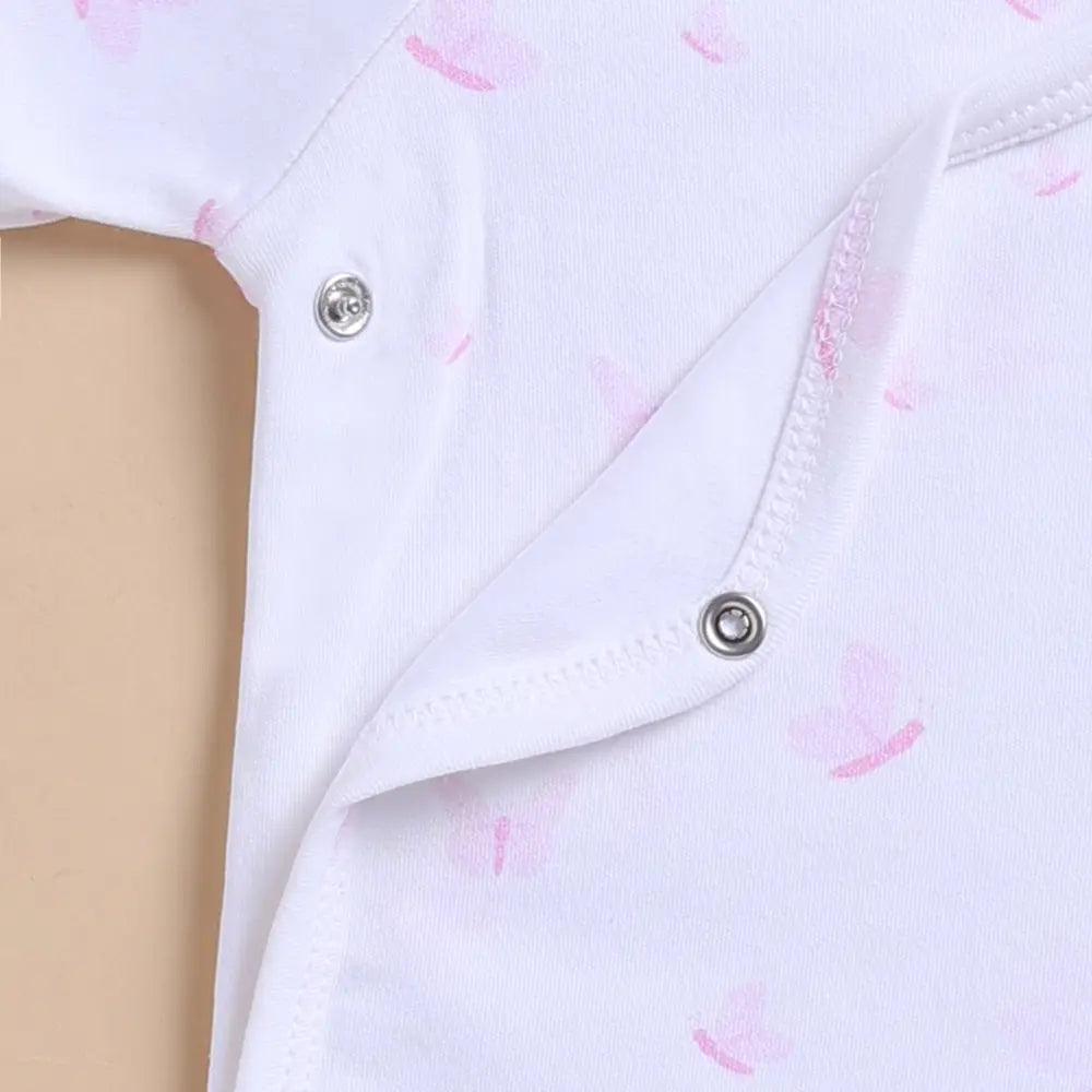 Cot &amp; Candy Organic Kimono Bodysuit - Butterfly Print