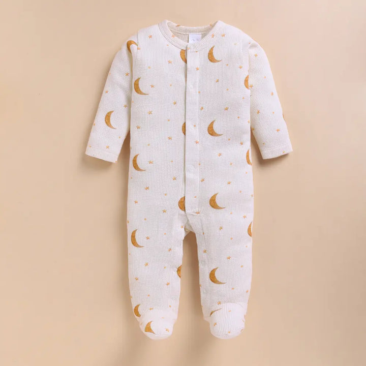 Cot &amp; Candy Organic Footed Sleepsuit With Snap - Tiny Twinkle
