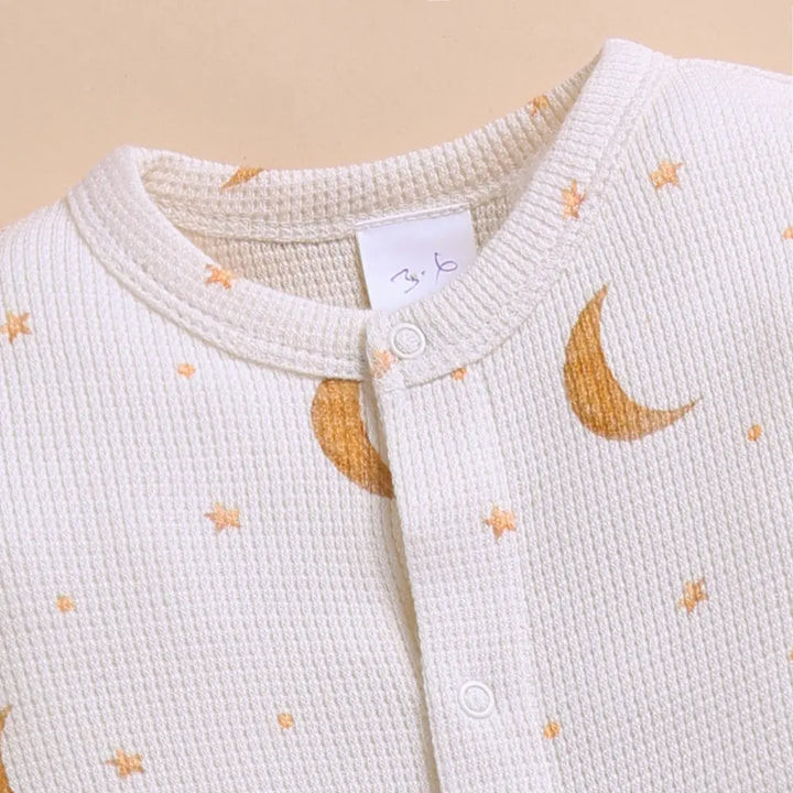 Cot &amp; Candy Organic Footed Sleepsuit With Snap - Tiny Twinkle