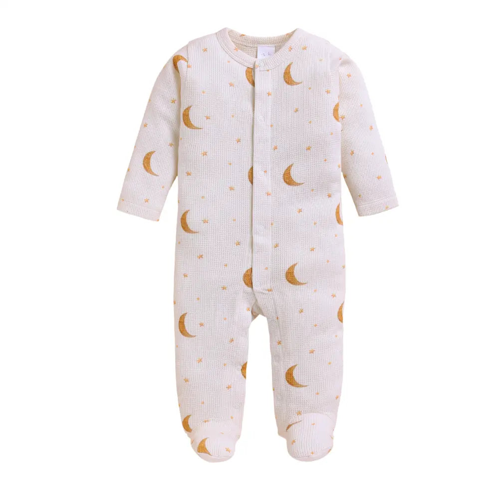Cot &amp; Candy Organic Footed Sleepsuit With Snap - Tiny Twinkle