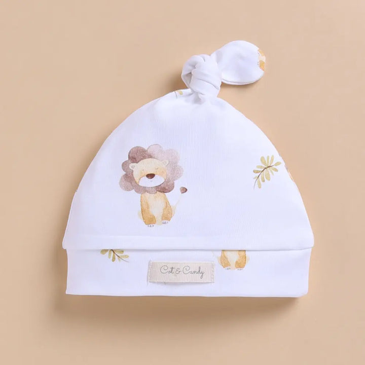 Cot &amp; Candy Organic Beanie - Little Roar
