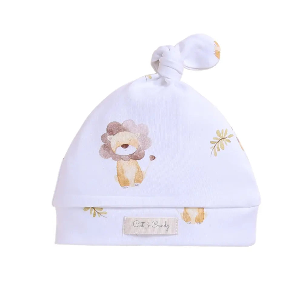 Cot &amp; Candy Organic Beanie - Little Roar