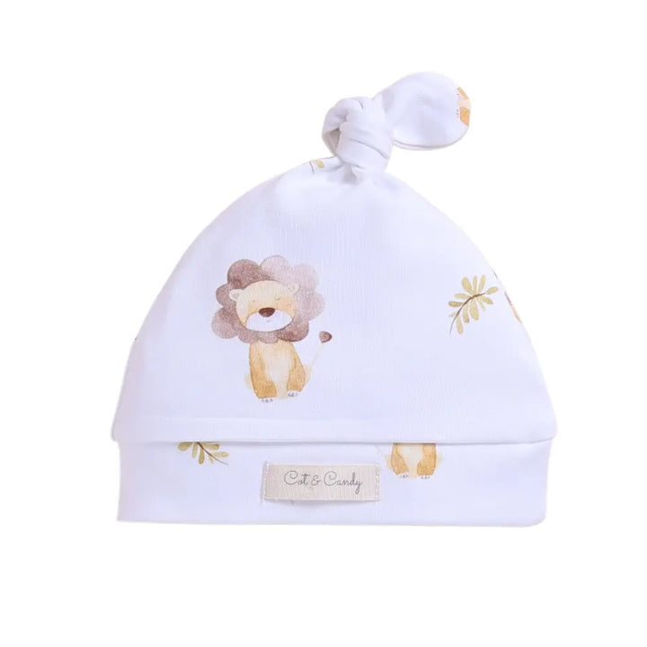 Cot &amp; Candy Organic Beanie - Little Roar