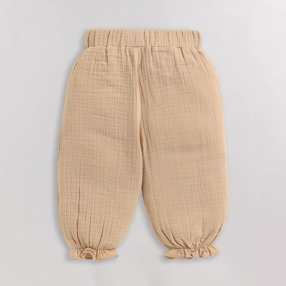 Cot &amp; Candy Baby Organic Girls Cordset - Latte