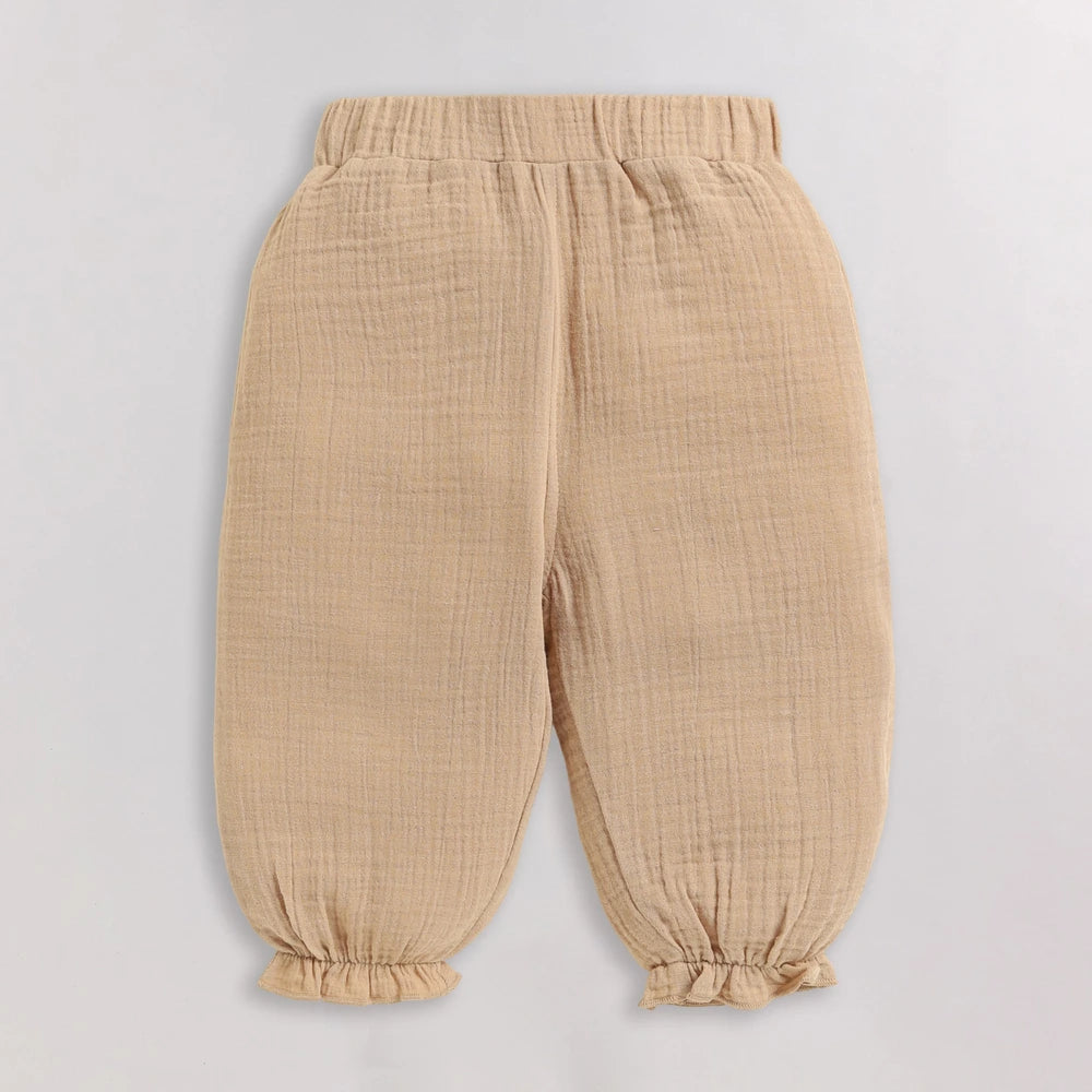 Cot &amp; Candy Baby Organic Girls Cordset - Latte