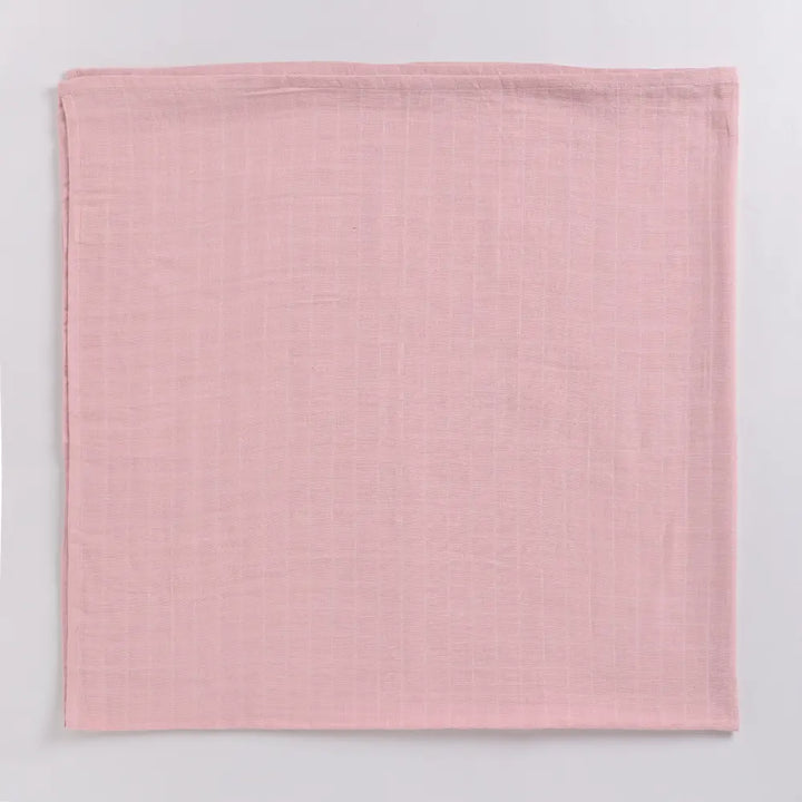 Cot &amp; Candy Baby Organic Muslin Swaddle Wrap-Blush Pink