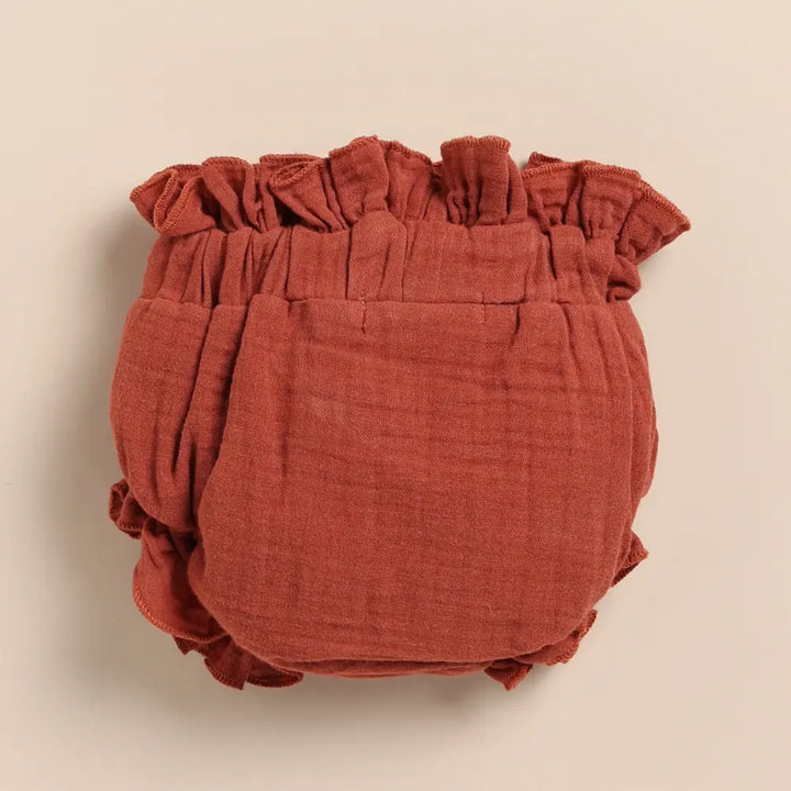 Cot &amp; Candy Baby Organic Muslin High Waist Bloomer-Picante