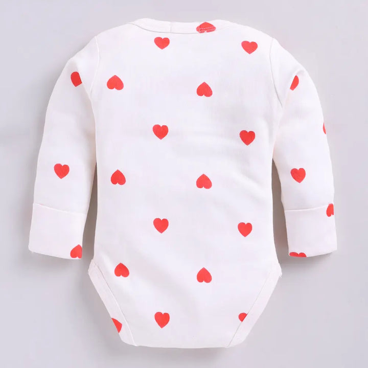 Cot &amp; Candy Baby Organic Long Sleeve Bodysuit - Tiny Love Collection Print