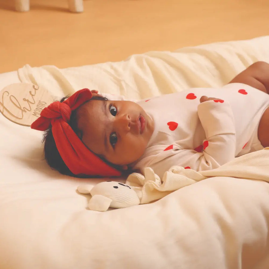 Cot & Candy Baby Organic Long Sleeve Bodysuit - Tiny Love Collection Print