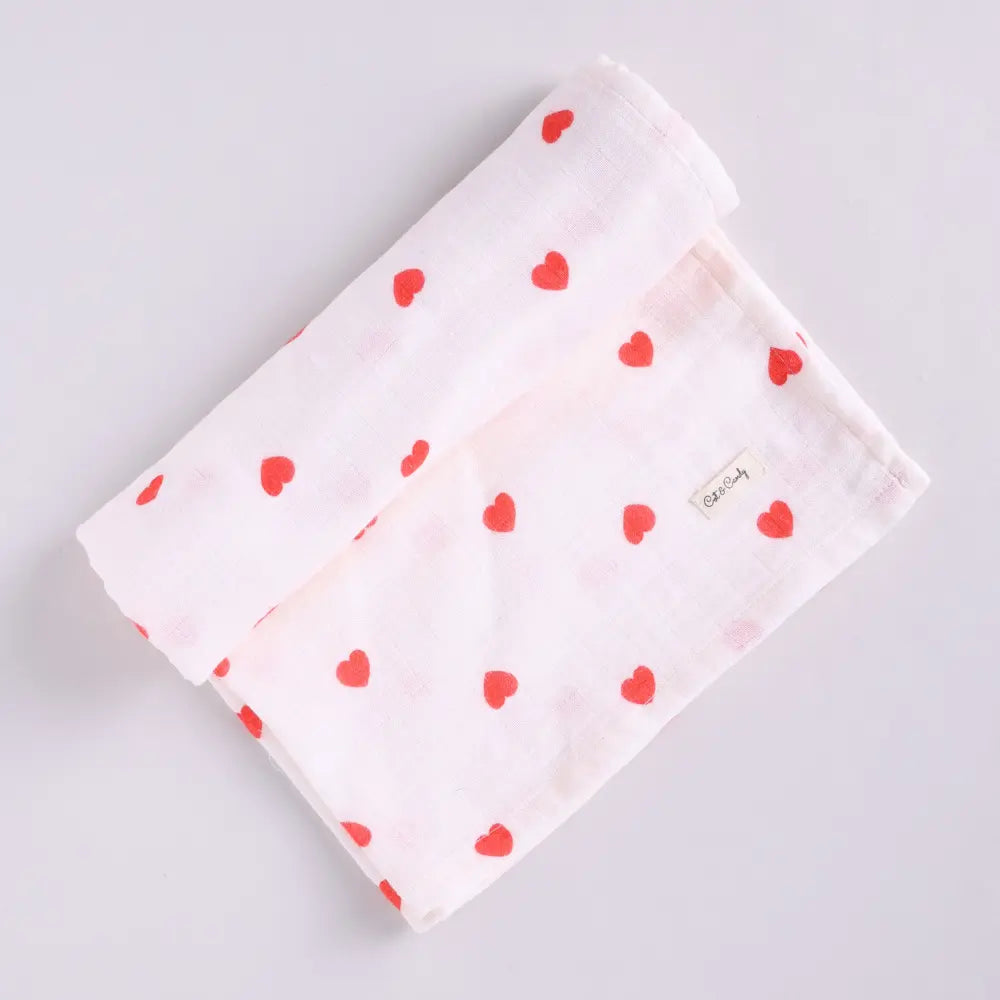 Cot &amp; Candy Baby Organic Muslin Swaddle and Headband Set For 0 to 6 Months