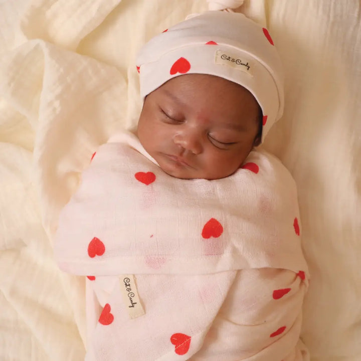 Cot &amp; Candy Baby Organic Muslin Swaddle Wrap-Tiny Love Collection