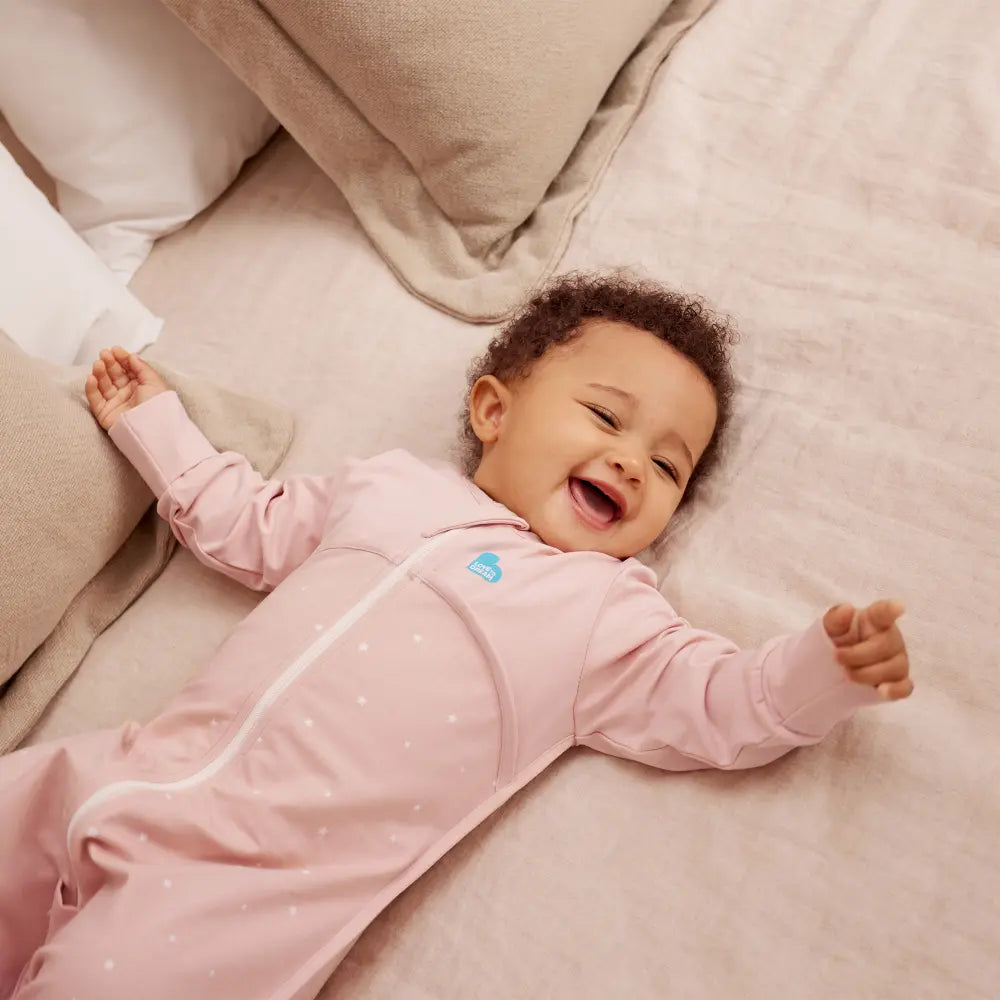 Love to Dream Sleep Suit - Powder Pink, Cotton, 1.0T