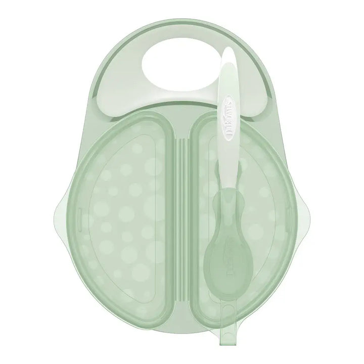 Dr. Brown’s Travel Fresh Bowl and Spoon - Light Green -1 Pack