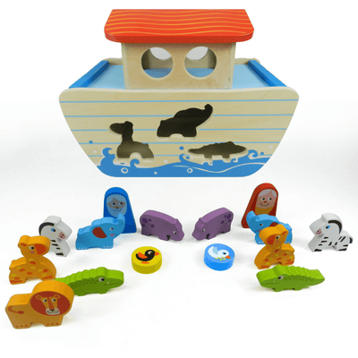 Playbox Wild Cruise Wooden Animal Ark Toy Set