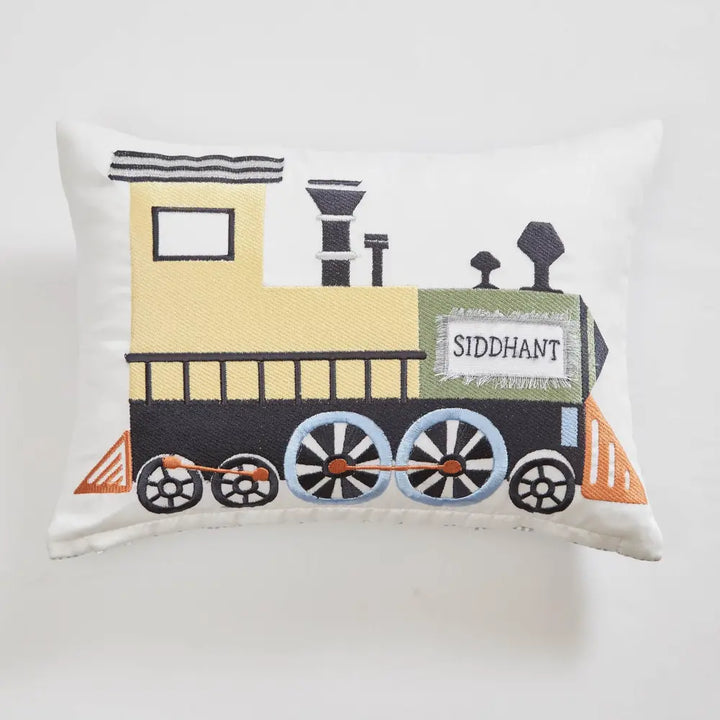 Annasimona Kids Train Rectangle Cushion - ONE SIZE