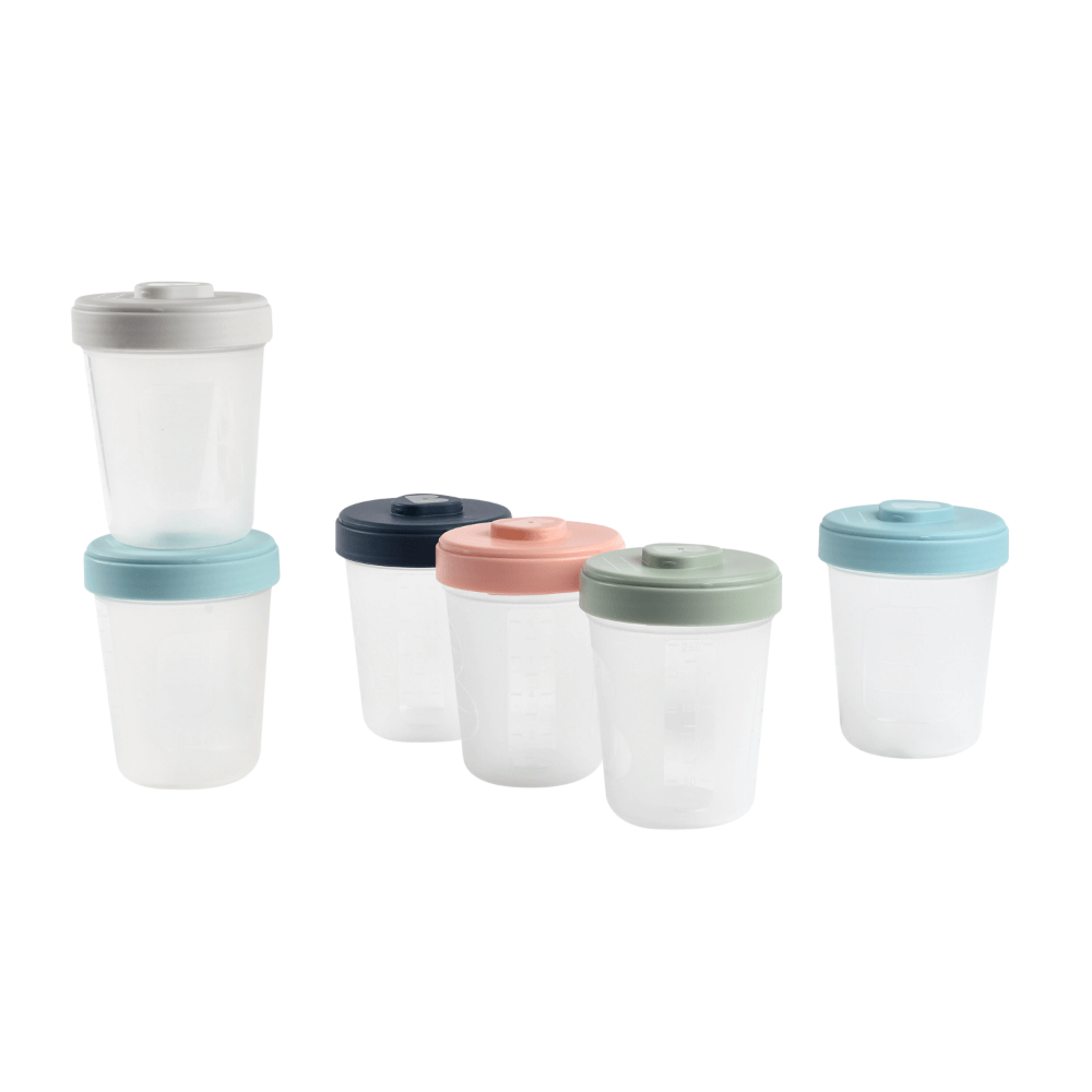 Beaba Toddler Food Storage Set, 6 Pcs, 250ml