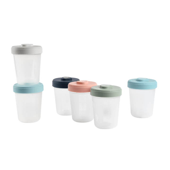 Beaba Toddler Food Storage Set, 6 Pcs, 250ml
