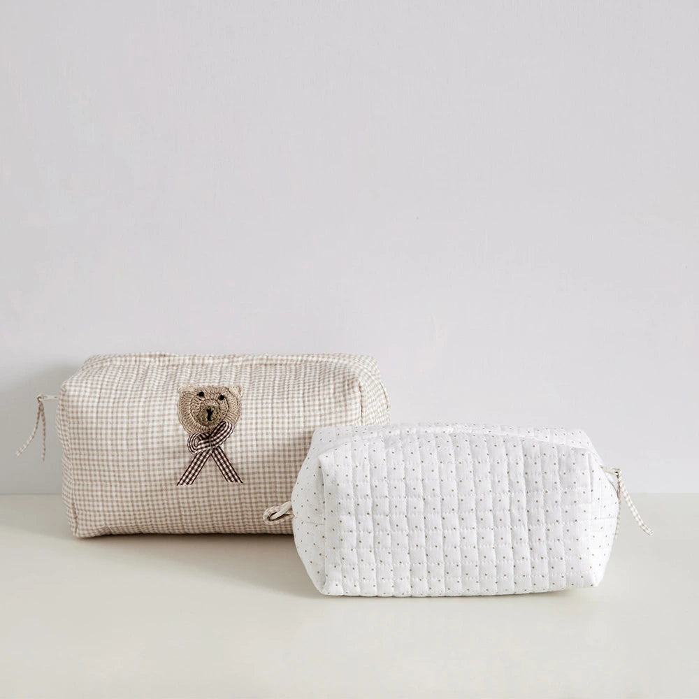 Annasimona Kids Teddy Pouch Set - Set of Two