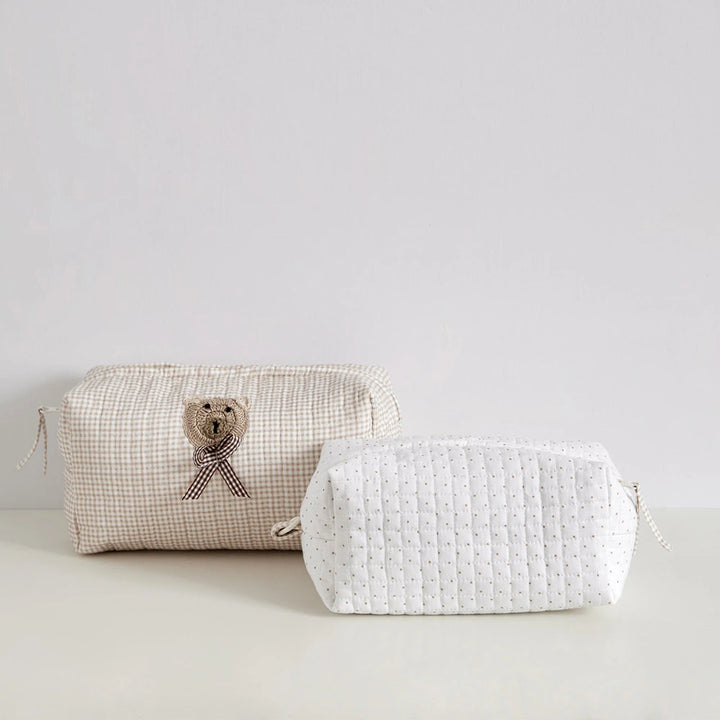 Annasimona Kids Teddy Pouch Set - Set of Two
