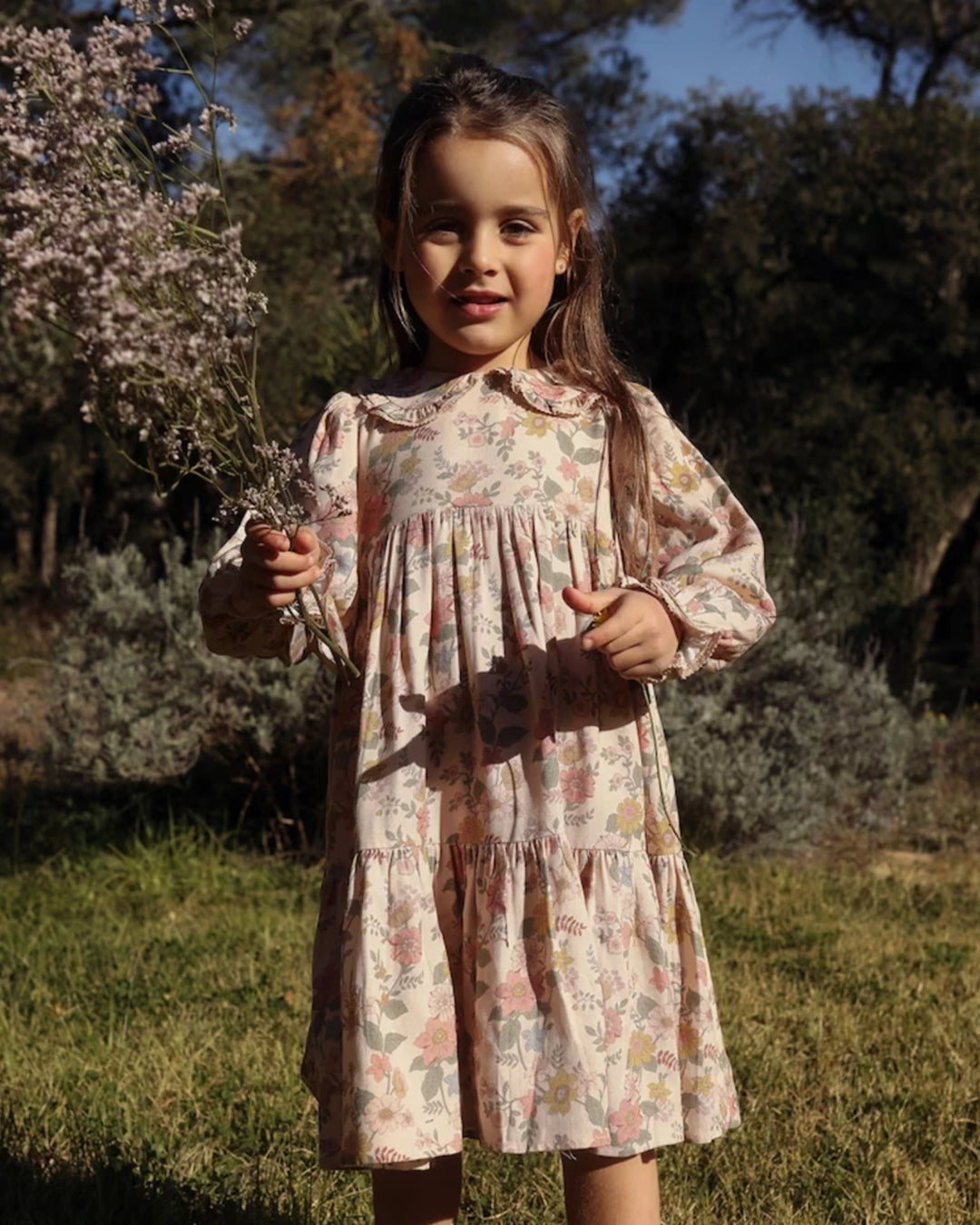 Early Sunday Marguerite Dress For Girls - Bloom