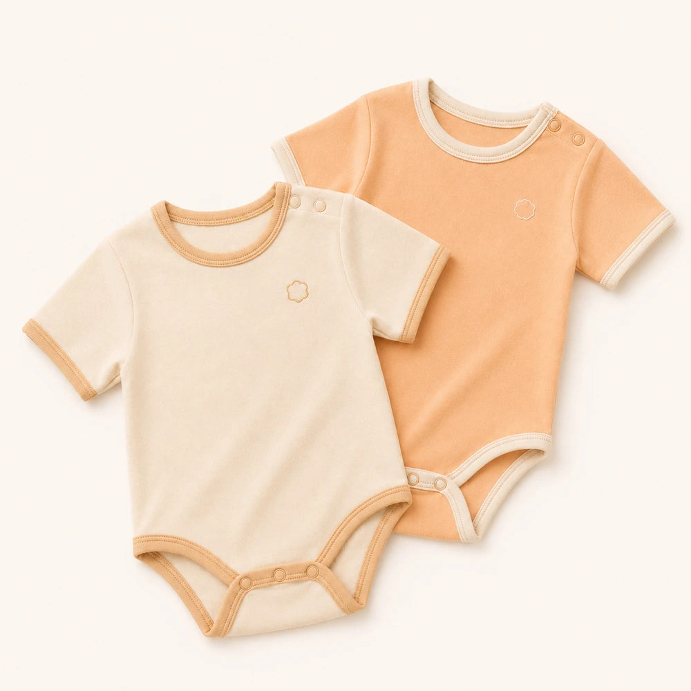 Faura Unisex Banana Cotton Just Born Gift Set - Peach