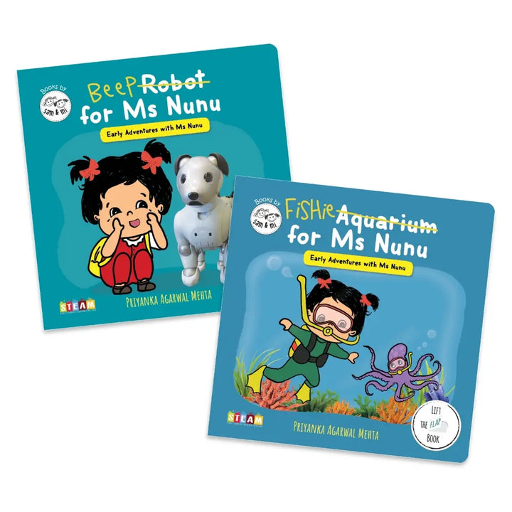 SAM &amp; MI - STEAM Book Set for Toddlers &amp; Kids by Priyanka Agarwal Mehta - English
