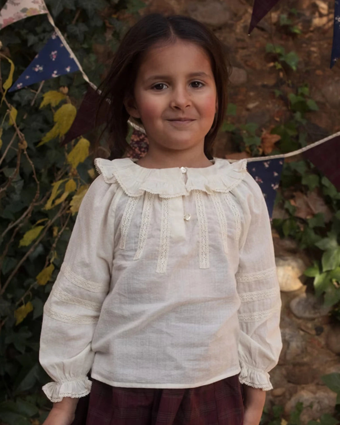 Early Sunday Cécile Blouse For Girls - Ecru
