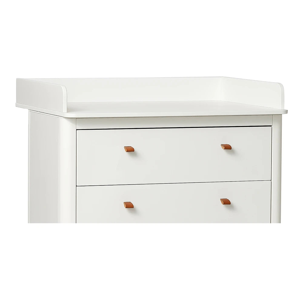 Leander Classic Changing Unit for Dresser, Safe Baby Changing Station, Raised Sides, Large Changing Surface