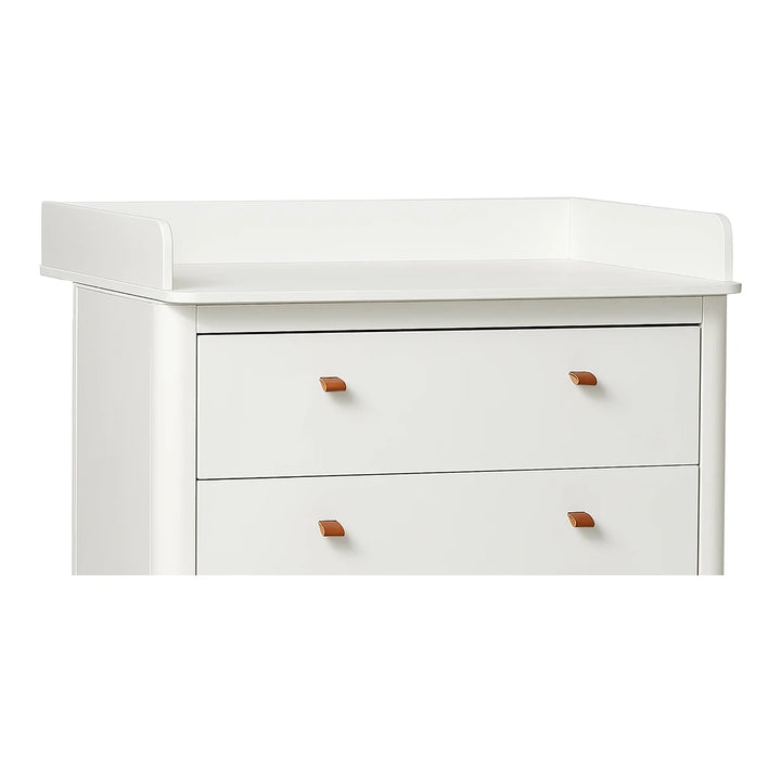 Leander Classic Changing Unit for Dresser, Safe Baby Changing Station, Raised Sides, Large Changing Surface