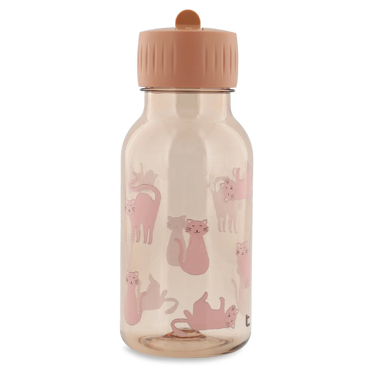 Trixie Tritan™ Kids Water Bottle | 350 ml Leak-Proof Drinking Bottle with Easy-Sip Spout, Carry Loop &amp; Dishwasher-Safe Design | 3 Years Onwards | Charming Cat