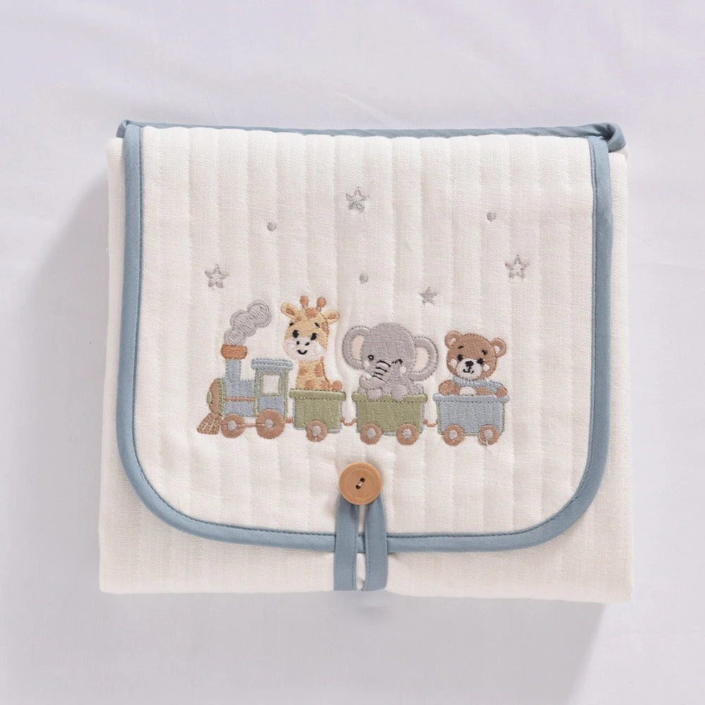 Annasimona Kids Portable Diaper Changing Mat - Train