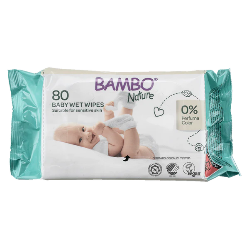 Bambo Nature Gentle Skin-Friendly Baby Wipes