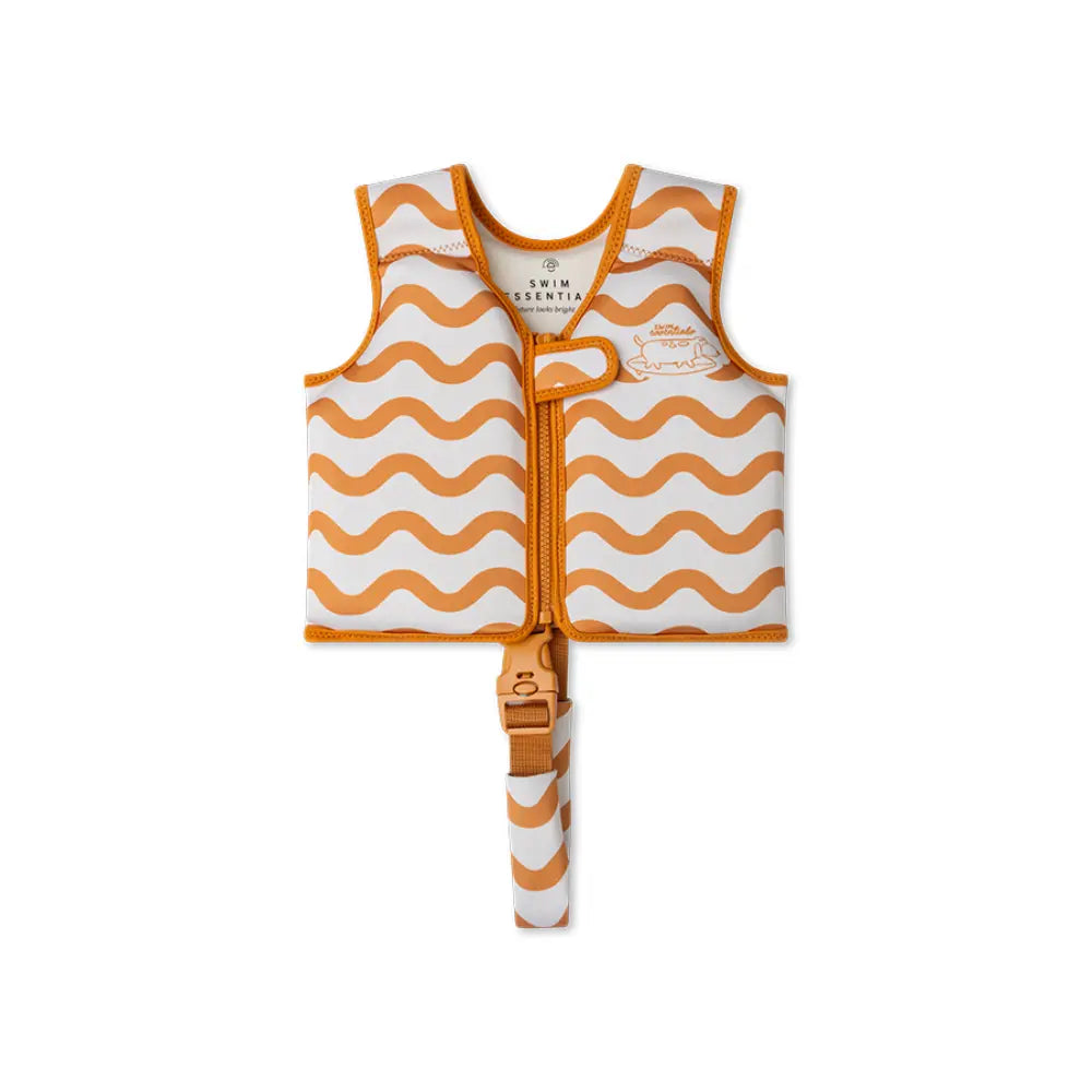 Swim Essentials Swim Vest, Kids Float Vest for Ages 1–2 Years (11–15 kg), Orange - Surfer