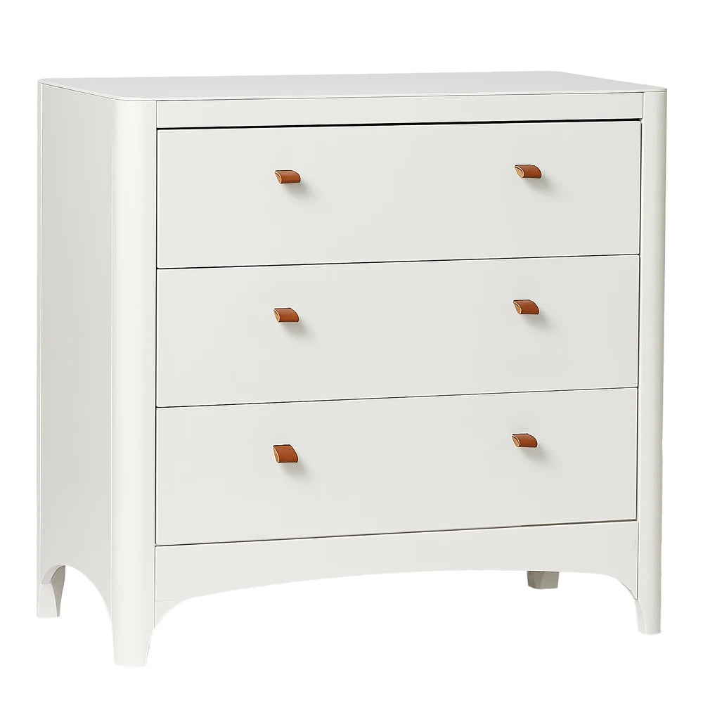 Leander Classic Dresser for Baby &amp; Kids, 3 Soft-Close Drawers, Spacious Storage, Rounded Corners