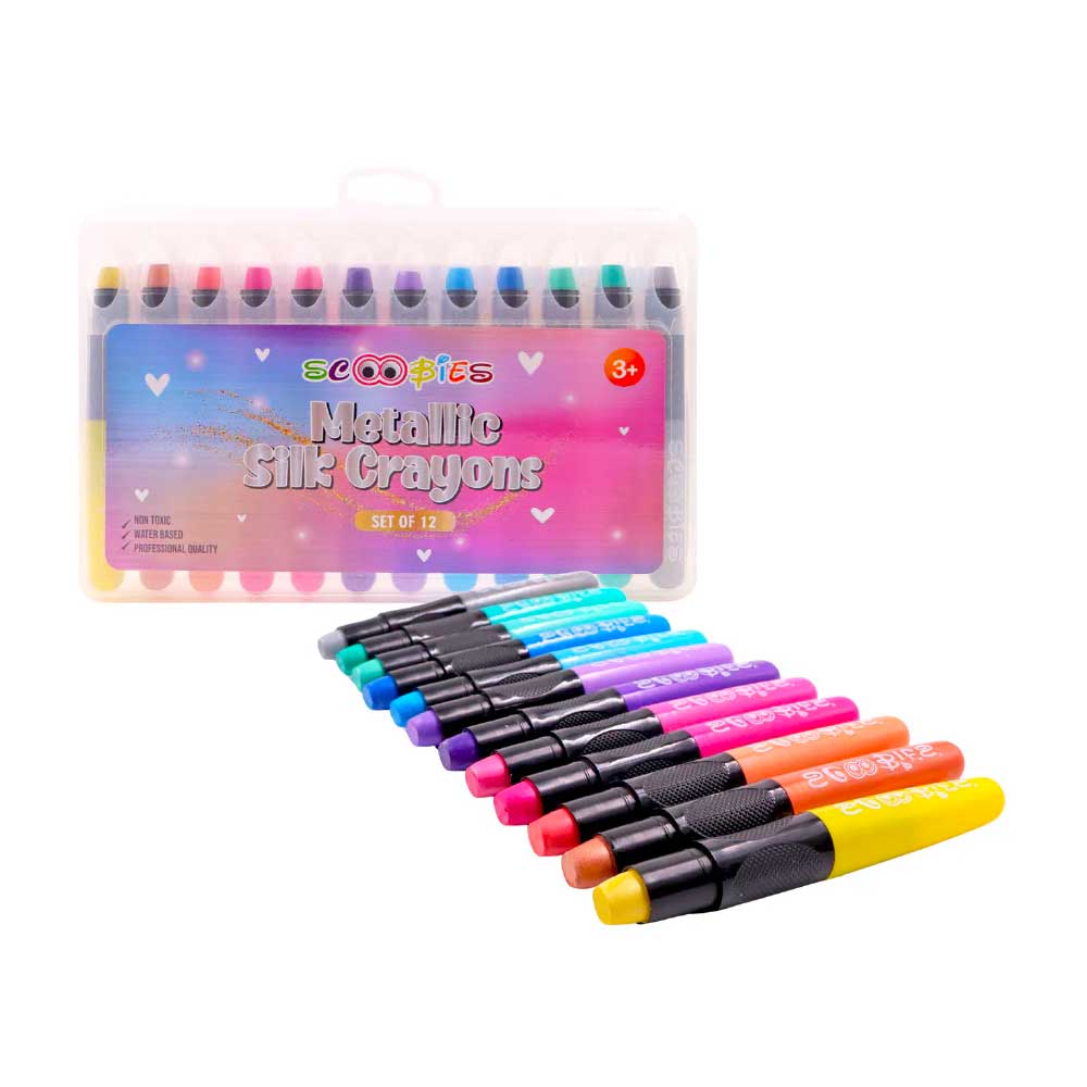 Scoobies Metallic Silk Crayons
