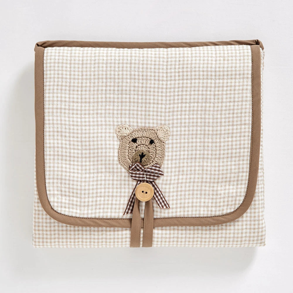 Annasimona Kids Portable Diaper Changing Mat - Teddy